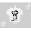 Paw Sitive Kedi Arka Baskılı Babby Tee Tshirt