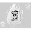 Paw Sitive Kedi Arka Baskılı Kapşonlu Sweatshirt