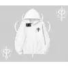 Paw Sitive Kedi Arka Baskılı Kapşonlu Sweatshirt