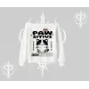 Paw Sitive Kedi Arka Baskılı Kayık Yaka Sweatshirt