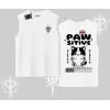 Paw Sitive Kedi Arka Baskılı Kolsuz Tshirt