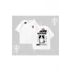 Paw Sitive Kedi Arka Baskılı Oversize Tshirt