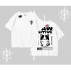 Paw Sitive Kedi Arka Baskılı Oversize Tshirt