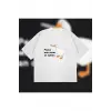 Peace Was Never An Option Boxy Fit Oversize Unisex Tshirt – Kalın Kumaşlı Baskılı
