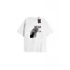 Penguen Baskılı Oversize Kalıp Unisex T-shirt