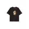 Penguen Baskılı Oversize Kalıp Unisex T-shirt