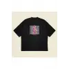 Pink Anarchy Baskılı Oversize Unisex Pamuklu Nefes Alan Kalın Kumaşlı