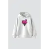 Pink Floyd Baskılı Oversize Unisex Beyaz