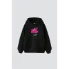 Pink Floyd Baskılı Oversize Unisex Siyah