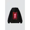 Pink Panther Baskılı Oversize Unisex Siyah