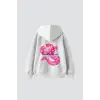 Platonic Baskılı Oversize Unisex Premium Beyaz