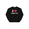 Playboi Carti Sweatshirt Siyah