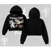 ProCATstinator Kedi Baskılı Kayık Yaka Sweatshirt