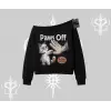 ProCATstinator Kedi Baskılı Oversize Tshirt