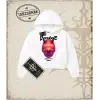 PSEUDOS Kadın Crop Kapşonlu Sweatshirt