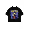 Punks Not Dead Sırt Baskılı Oversize Unisex Siyah