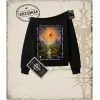 PYSCHEDELIC   Kadın Kayık Yaka Sweatshirt