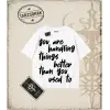 QUOTES   Oversize Unisex Tişört