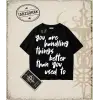 QUOTES   Oversize Unisex Tişört