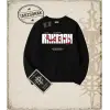 RAHMAH Oversize Unisex Bisiklet Yaka Sweatshirt