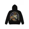 Reality Siyah Oversize Unisex Kapüşonlu Sweatshirt Hoodie