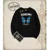REBORN Oversize Unisex Bisiklet Yaka Sweatshirt