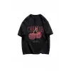 Red Cherries Baskılı Oversize Unisex