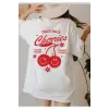 Red Cherry Bomb Oversize Unisex