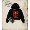 RED SKULL Kadın Crop Kapşonlu Sweatshirt