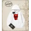 RED SKULL Oversize Unisex Kapşonlu Sweatshirt