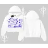 Relax Kedi Baskılı Kapşonlu Crop Sweatshirt