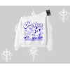Relax Kedi Baskılı Kayık Yaka Sweatshirt