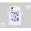 Relax Kedi Baskılı Kolsuz Tshirt
