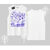 Relax Kedi Baskılı Kolsuz Tshirt