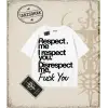 RESPECT ME Oversize Unisex Tişört