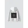 Rhythm Bandana Baskılı Oversize Unisex Beyaz