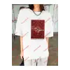 Rise Again Baskılı Oversize Unisex Beyaz