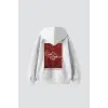 Rise Again Baskılı Oversize Unisex Premium Beyaz