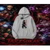 Rock Lee Naruto Anime Karakter Oversize Unisex Kapşonlu Sweatshirt Beyaz