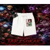 Rock Lee Naruto Anime Karakter Unisex Şort Beyaz