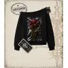 ROSE Kadın Kayık Yaka Sweatshirt