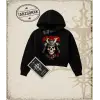 SAMURAI Kadın Crop Kapşonlu Sweatshirt