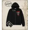 SAMURAI Oversize Unisex Hırka & Çeket Fermuarlı Sweatshirt