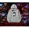 Sasuke uchiha Naruto Anime Karakter Oversize Unisex Kapşonlu Sweatshirt Beyaz