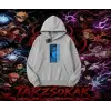 Sasuke uchiha Naruto Anime Karakter Oversize Unisex Kapşonlu Sweatshirt Beyaz