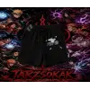 Sasuke uchiha Naruto Anime Karakter Unisex Şort Beyaz
