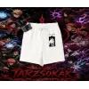 Sasuke uchiha Naruto Anime Karakter Unisex Şort Beyaz