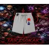 Sasuke uchiha Naruto Anime Karakter Unisex Şort Beyaz