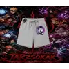 Sasuke uchiha Naruto Anime Karakter Unisex Şort Beyaz