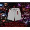 Sasuke uchiha Naruto Anime Karakter Unisex Şort Beyaz